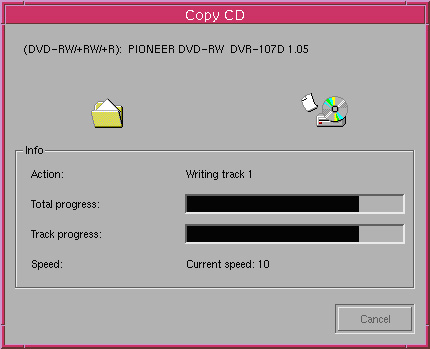 Copy CD in Unix